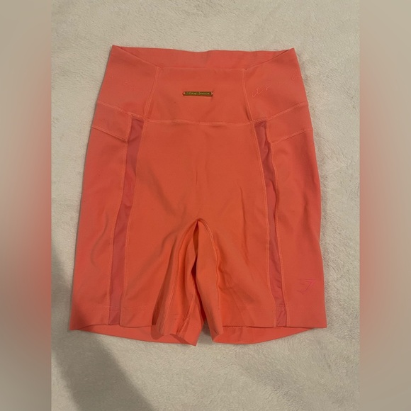 SOLD‼️ Gymshark x Whitney Coral Red Shorts Size XS - Picture 3 of 5